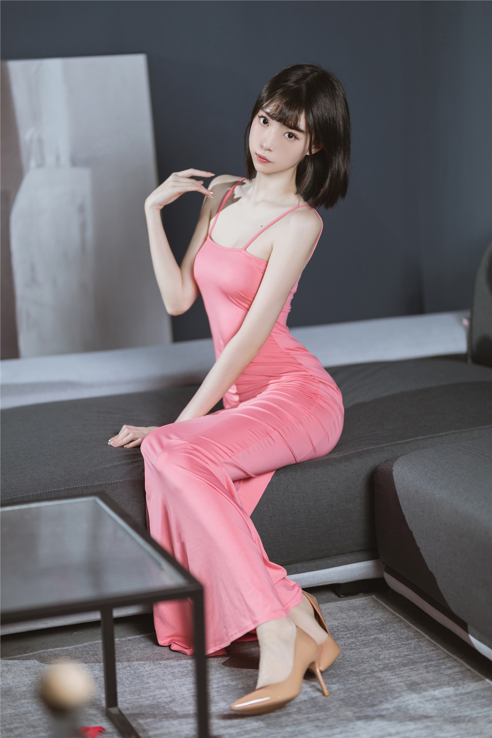 Xu Lan LAN - NO.033 Pink Long Dress(15)